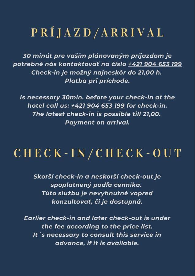 Garni Hotel S.O.G.* * * Trencin Ngoại thất bức ảnh